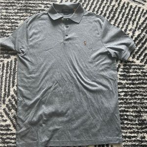 GREY MENS MEDIUM POLO SHIRT